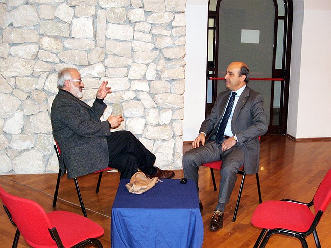 Visita del Prefetto Orrei al Rettore Cannata