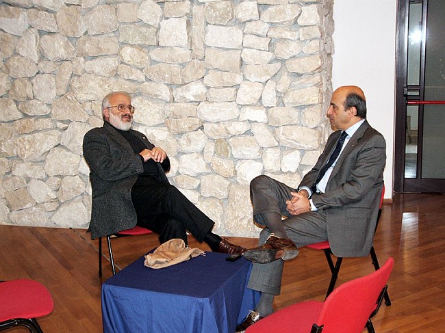 Visita del Prefetto Orrei al Rettore Cannata