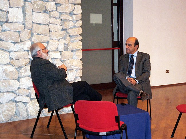 Visita del Prefetto Orrei al Rettore Cannata