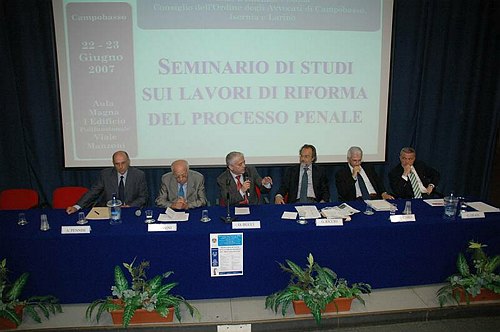 Seminario di Studi sui lavori di Riforma del Processo Penale