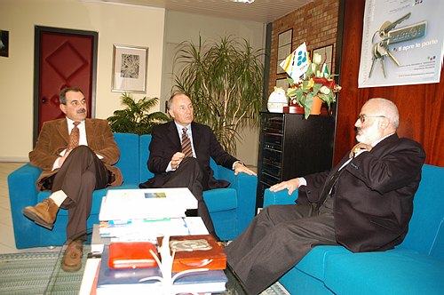 Visita del Dott. Giuseppe Messa al Rettore Cannata