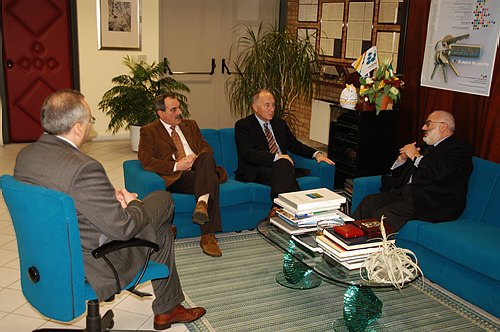 Visita del Dott. Giuseppe Messa al Rettore Cannata