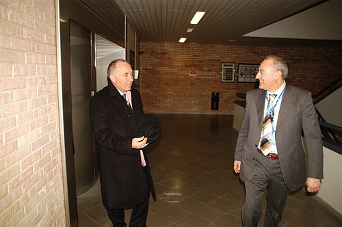 Visita del Dott. Giuseppe Messa al Rettore Cannata