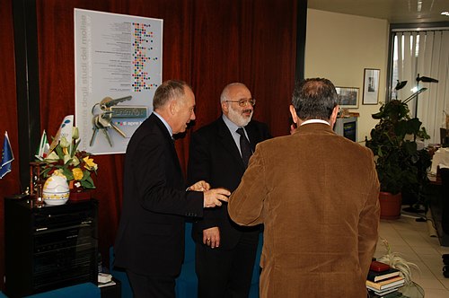 Visita del Dott. Giuseppe Messa al Rettore Cannata