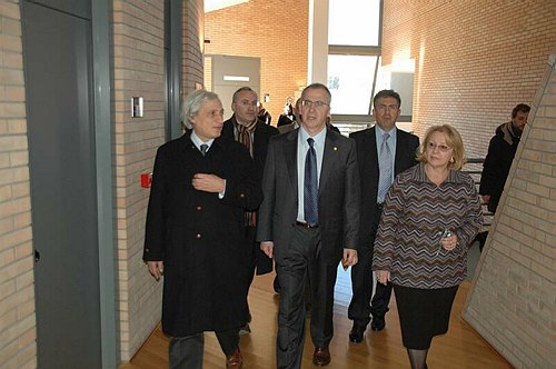 Il Prof. Giuseppe Nazario Colasurdo in visita all�Universit�