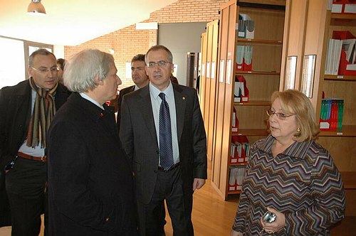 Il Prof. Giuseppe Nazario Colasurdo in visita all�Universit�