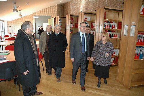 Il Prof. Giuseppe Nazario Colasurdo in visita all�Universit�