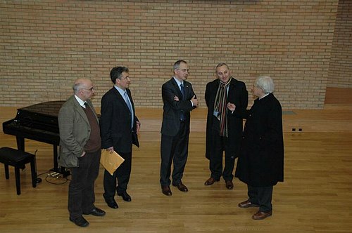 Il Prof. Giuseppe Nazario Colasurdo in visita all�Universit�