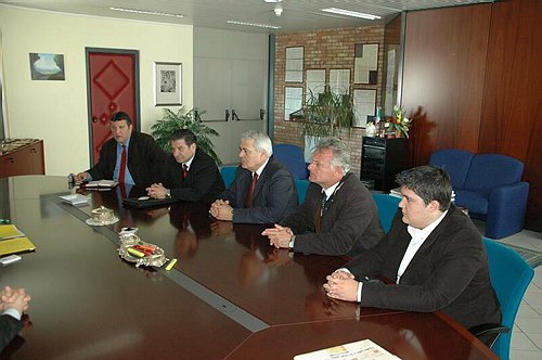 Incontro delegazione istituzionale albanese