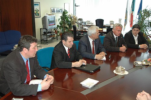 Incontro delegazione istituzionale albanese