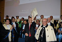 C​​e​​rimon​ia ​conferimento Dottorato Honoris Causa in “Diritto dell'Economia” a Peter Kindler, Professore dell'Università di Monaco di Baviera.