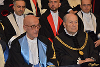 29 settembre 2017, Cerimonia di Inaugurazione dell’Anno Accademico 2017/2018. Ospite il Presidente della Corte Costituzionale Paolo Grossi