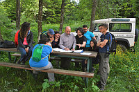 Studenti UniMol del corso di laurea in “Tecnologie Forestali ed Ambientali” in escursione didattica nel bosco di Abeti Soprani- comprensorio di Pescopennataro.