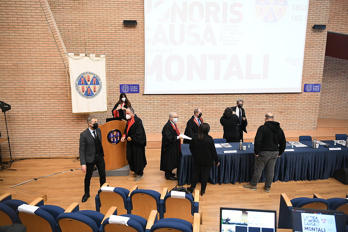 Laurea honoris causa a Gian Paolo Montali