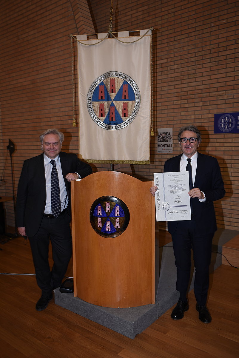 Laurea honoris causa a Gian Paolo Montali