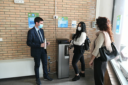 Giornata Mondiale dell’Ambiente 2021, UniMol continua nella direzione della sostenibilità: erogatori d’acqua nelle sedi dell’Ateneo - Campobasso, 7 giugno 2021<br>