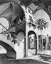 Unten, M. C. Escher